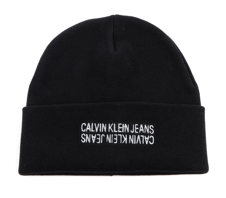 Calvin Klein CKJ Mirror Logo Beanie Black