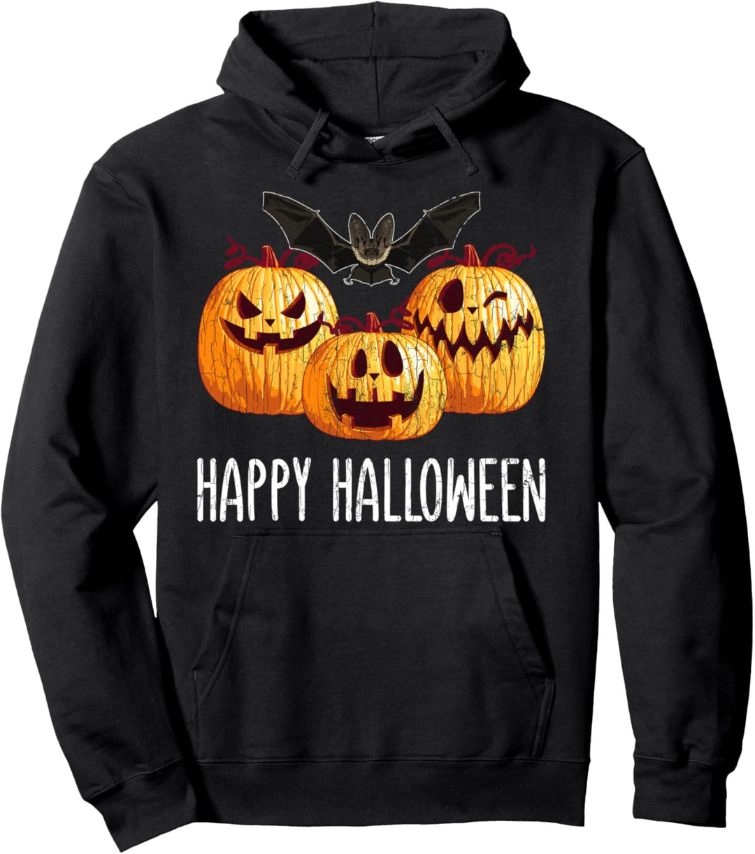 Lustiger Kürbis-Herbst-Geist-Grafik. Pullover Hoodie
