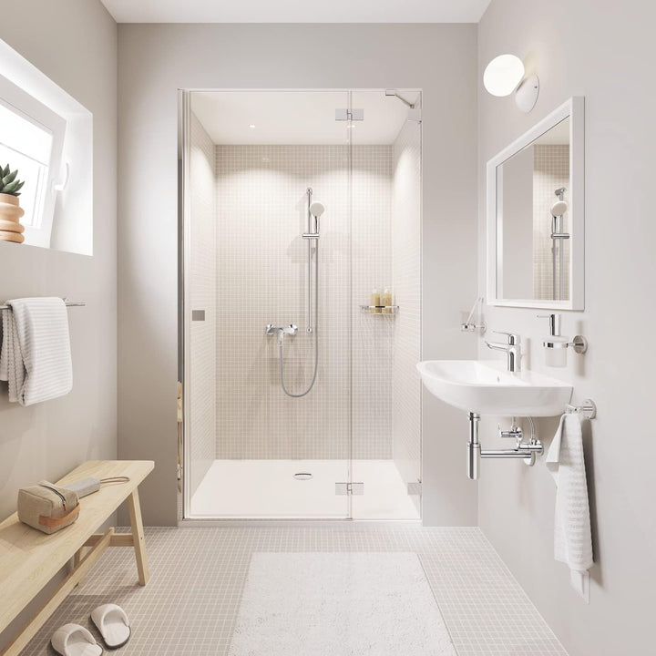 GROHE Start Cosmopolitan - Seifenkorb (Material: Metall, für Eckmontage, inkl. Schrauben und Dübel),