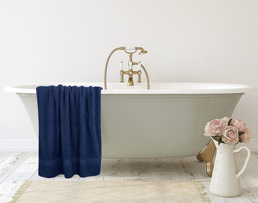 Utopia Towels - 2er Badetücher Gross aus Baumwolle mit Aufhänger, Saunatücher,Badehandtücher Gross,