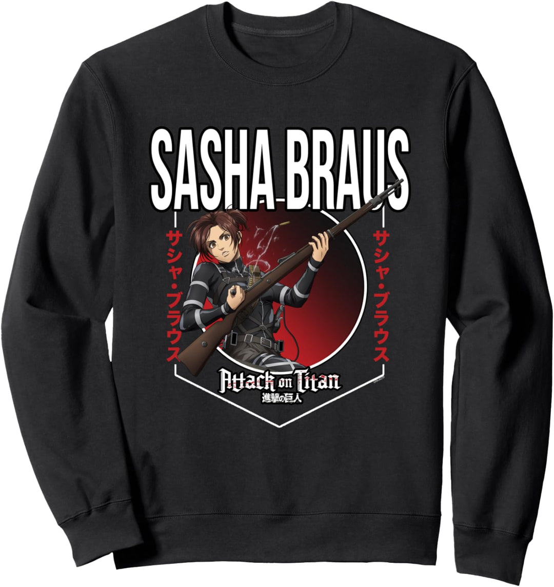 Attack on Titan Season 4 Sasha Braus Kreis Sweatshirt