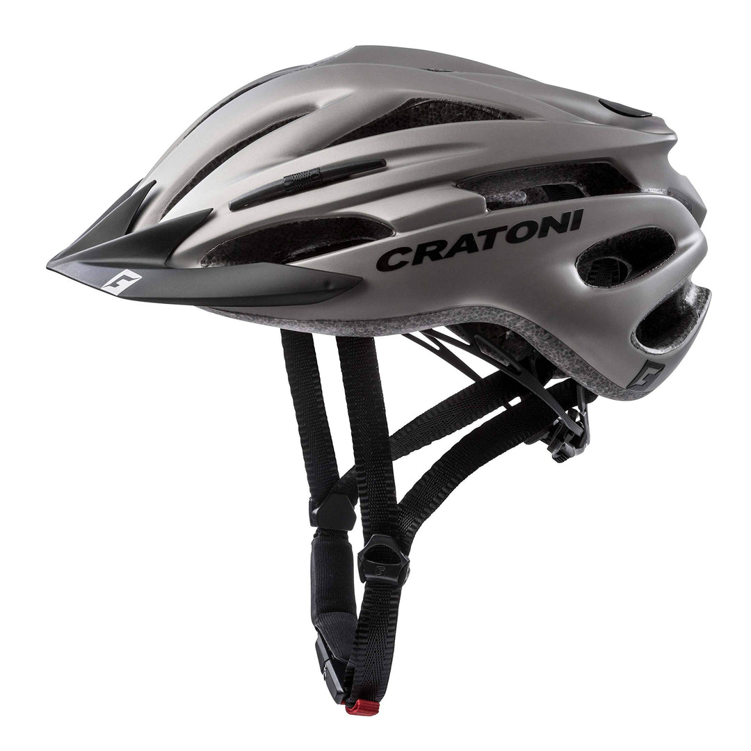 Cratoni Pacer+ Fahrradhelm S-M (54-58cm) anthrazit, S-M (54-58cm) anthrazit