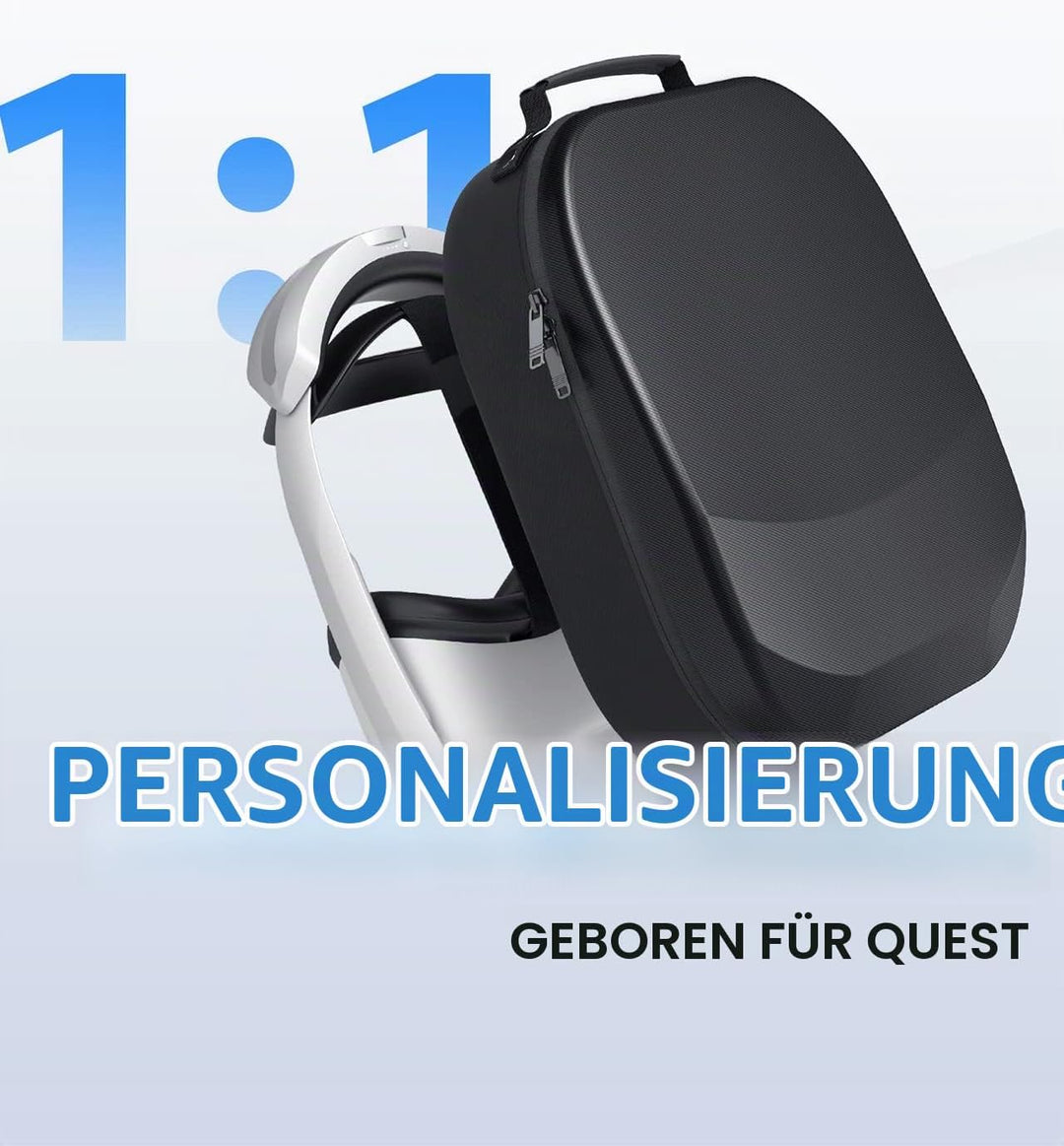 Aubika Tasche für Meta Quest 3/Oculus Quest 2/Pico 4 Zubehör, Tragetasche Kompatibel mit Quest 2 mit