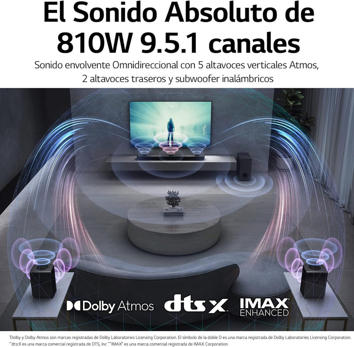 LG Electronics S95QR Silver 9.1.5 Channels 810 W Bluetooth