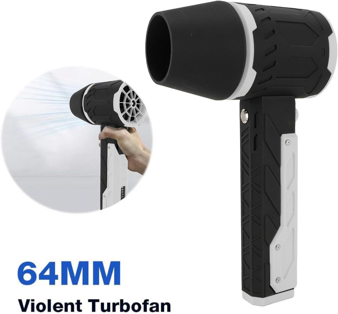 Starkes Trockengebläse 180.000 U/min, 1400 G Kraftvoller Schub, 64-mm Turbinenventilator, Bürstenlos
