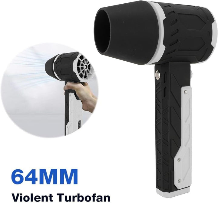 Starkes Trockengebläse 180.000 U/min, 1400 G Kraftvoller Schub, 64-mm Turbinenventilator, Bürstenlos