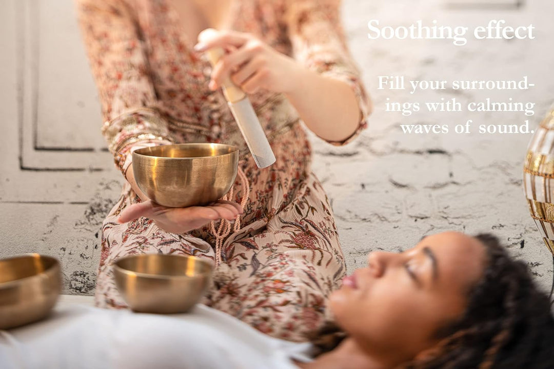 Sonic Energy Klangschalen Set Universal Series – 400/500/600 g – Handgefertigt – Für Meditation & Kl