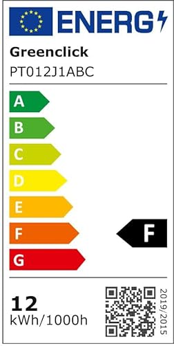 Greenclick LED Einbauleuchten Dimmbar 230V, 5 x 12W 960LM Einbaustrahler Flach 13mm Einbauspots IP44