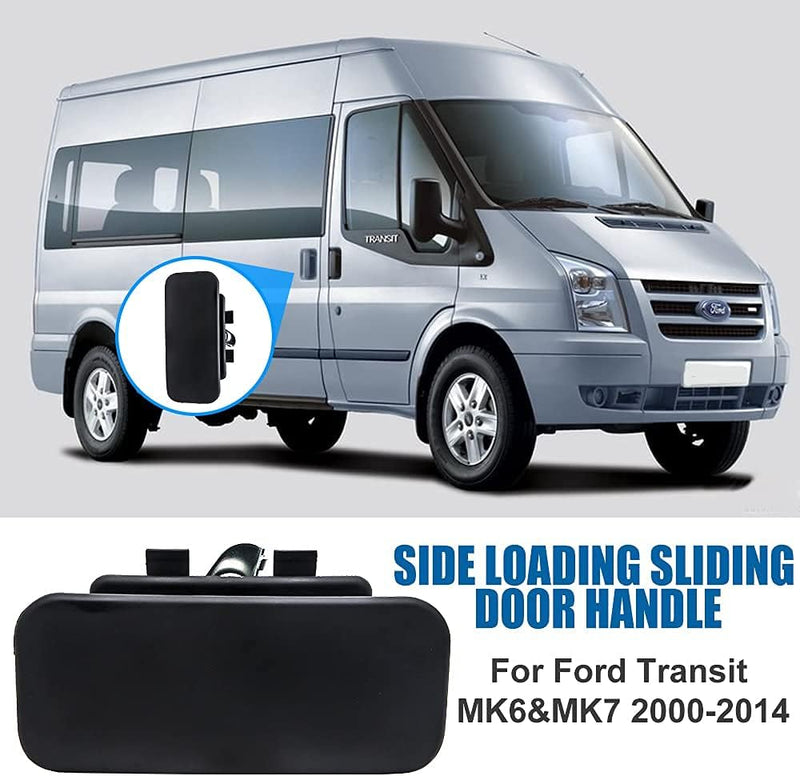 Riloer Side Loading Schiebetürgriff für Ford Transit MK6 und MK7 2000-2014 （Schwarz）