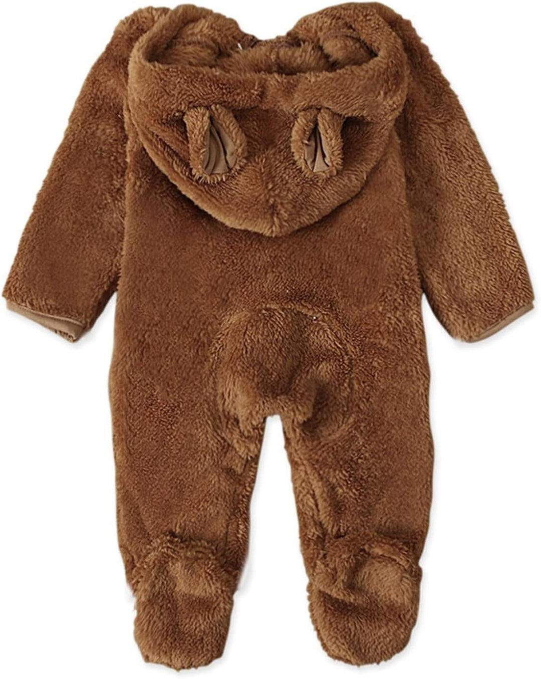 Ohrenfüssiger Säuglingsoverall mit Kapuze Mädchen Babymantel Strampler Jungen Fleece Jungen Strample