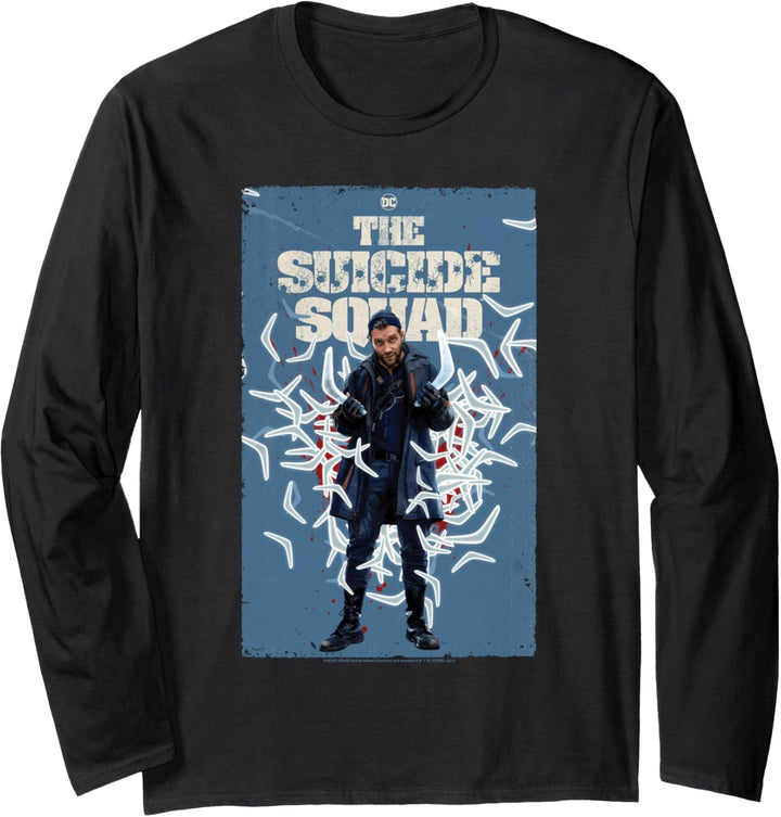 The Suicide Squad Captain Boomerang Poster Langarmshirt
