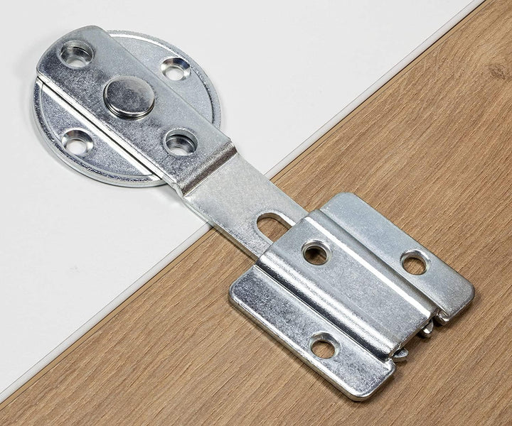 Gedotec Möbelverbinder Metall | 2 Stück - Tischplatten-Verbinder trennbar zum Anschrauben - TAVO | A