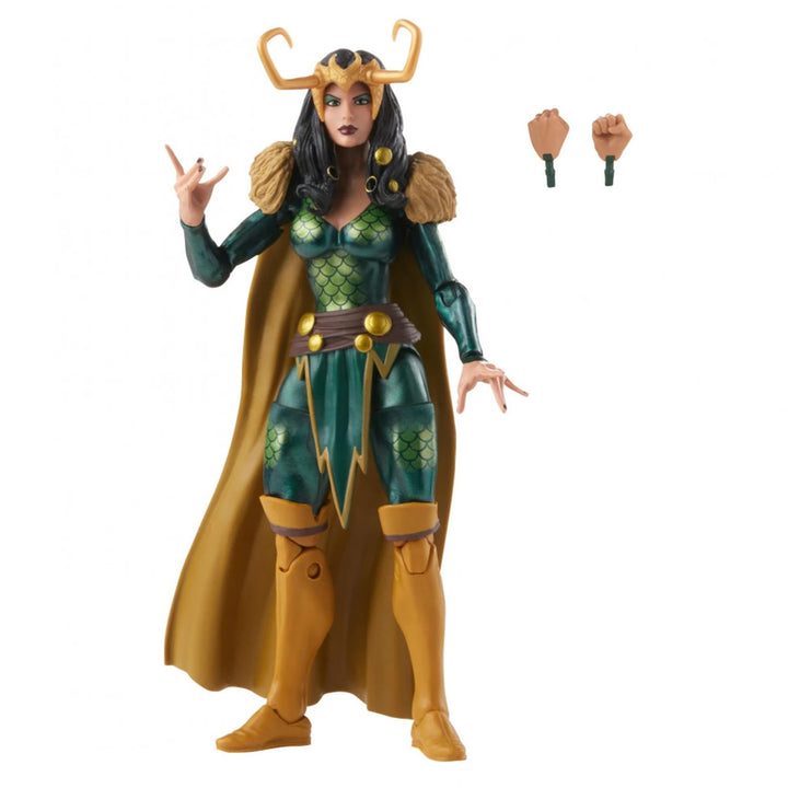 Marvel Legends Series Loki, Agent von Asgard, Retroverpackung, 15 cm grosse Action-Figur, 2 Accessoi