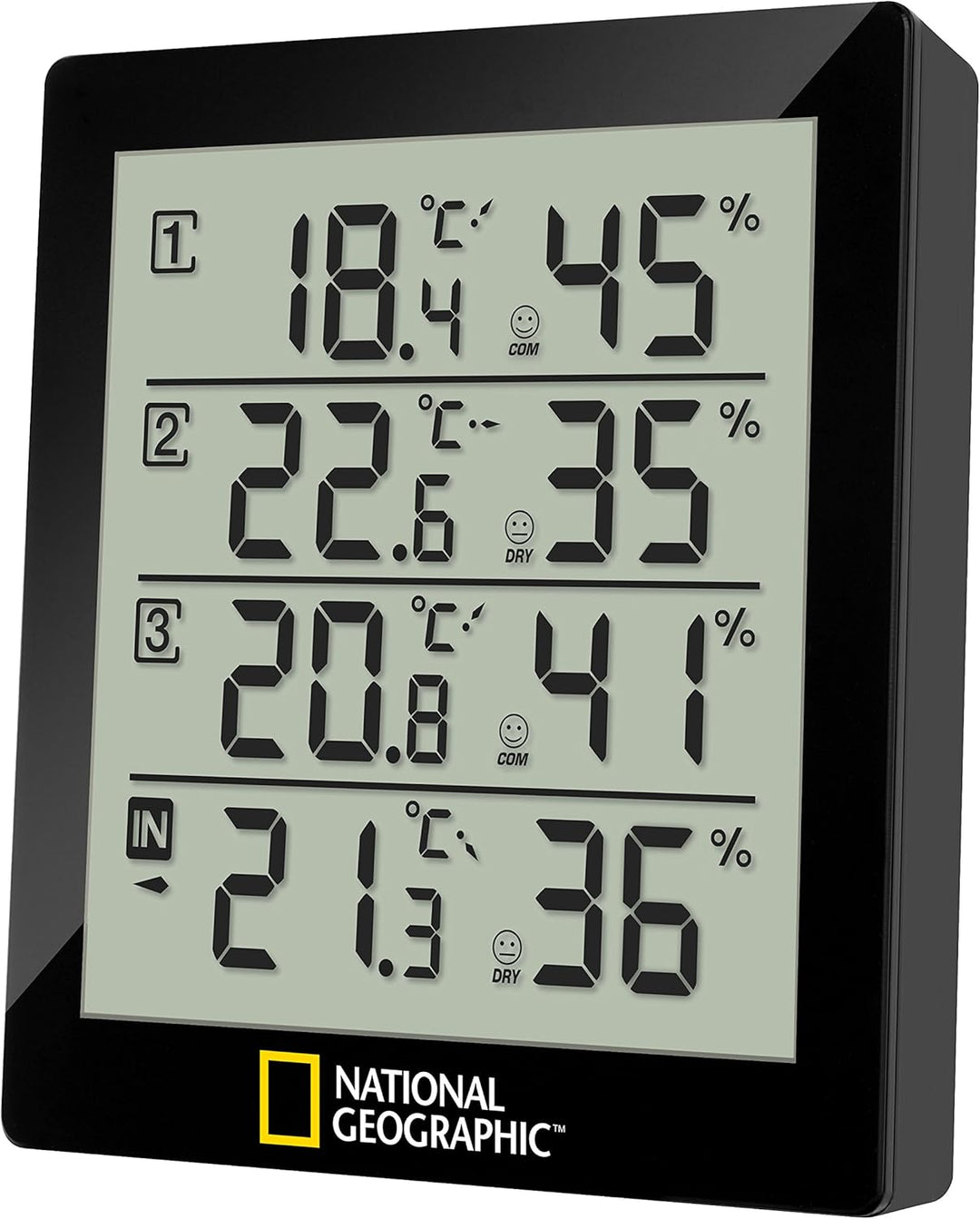 National Geographic Wetterstation mit 4 Messpunkten