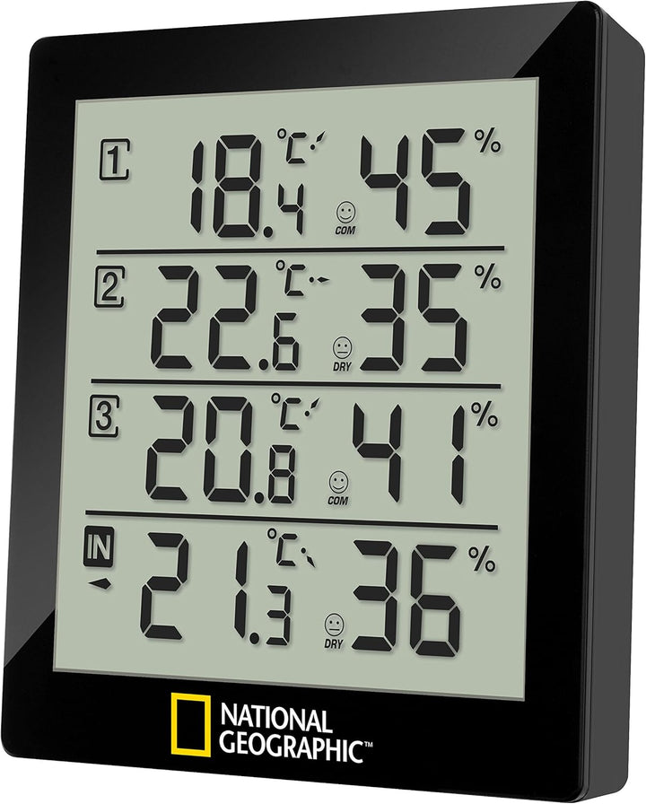 National Geographic Wetterstation mit 4 Messpunkten