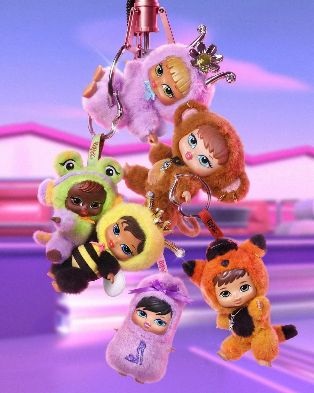 Bratz Bratziez Iconz Bestiez - Plüsch-Sammelstück, 6 Figuren | Plüsch-Sammelstück, Vinyl-Gesicht, An