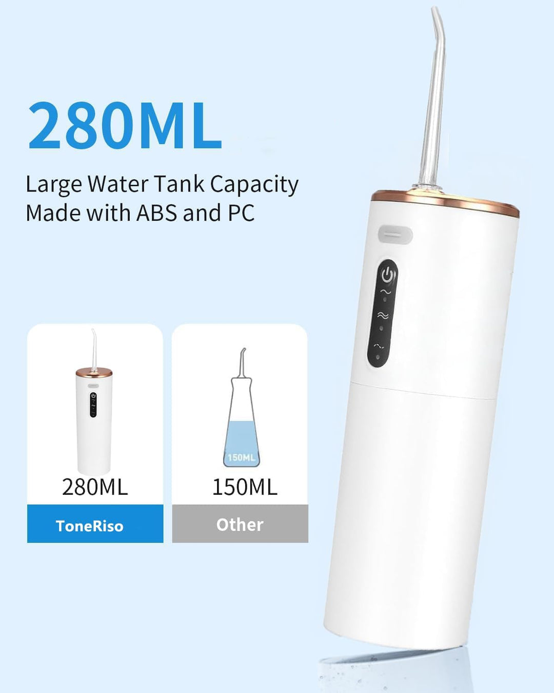 Munddusche Kabellos Elektrischer Zahnreiniger,Mundduschen,mundspülung | Tragbarer USB mundspülung el