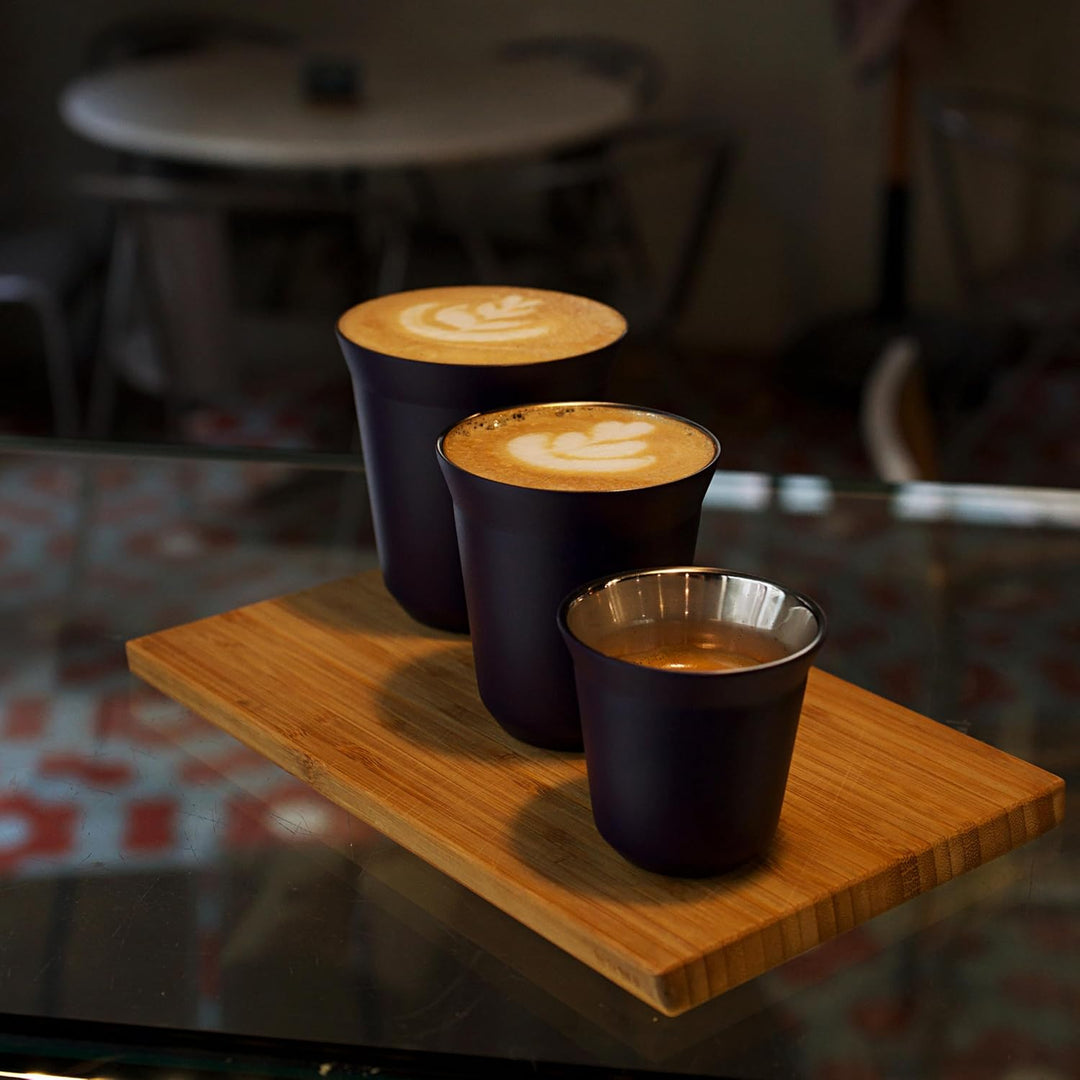 2 X 160 Ml | Espressotassen Mit Untertassen – Espressotassen Dickwandig – Latte Macchiato Gläser – K