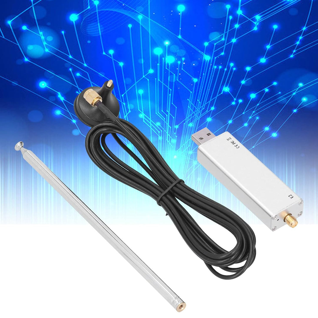 V3 R820T2 RTL2832U RTL-SDR Blog V3 R820T2 RTL2832U mit Dipol-Antennen-Kit, RTL SDR 1PPM TCXO HF Bias