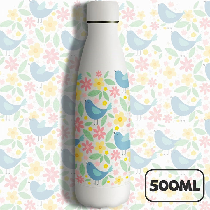 HoneyHolly Edelstahl Trinkflasche, 500ml BPA-frei, Thermosflasche, Isolierflasche Doppelwandige, Was