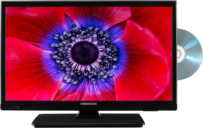 MEDION E11901 (MD 20023) 47 cm (18,5 Zoll) Fernseher (integrierter DVD-Player, HD Triple Tuner, CI+,