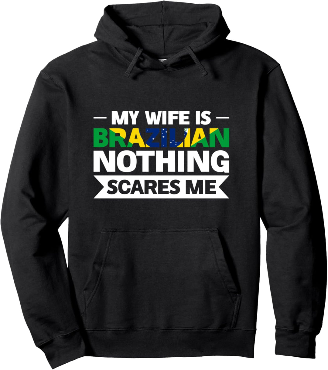 Meine Frau ist brasilianische brasilianische Frau Pullover Hoodie