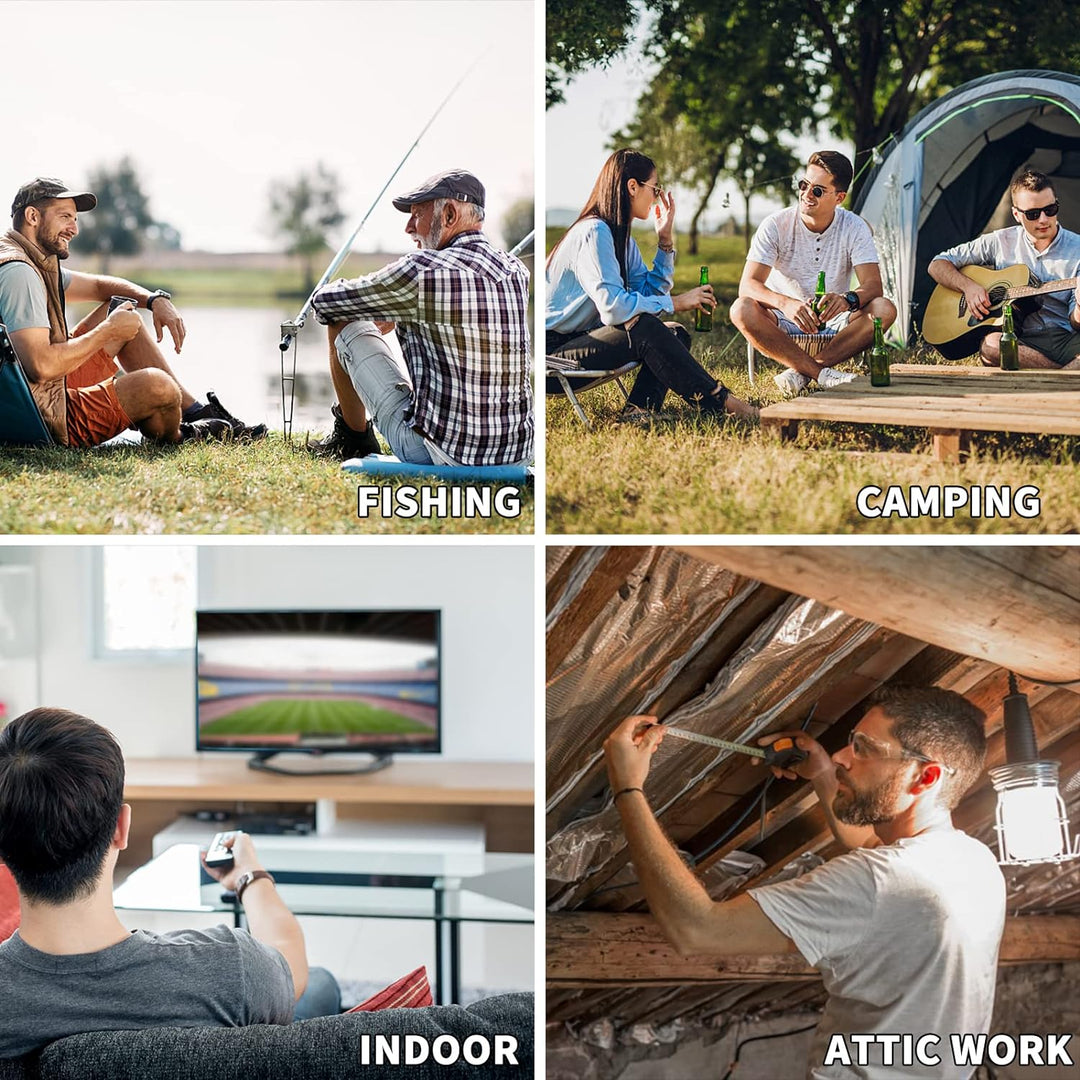 Taingwei Akku Ventilator mit Fernbedienung kompatibel mit Makita 18V Akku, leise Camping Ventilator