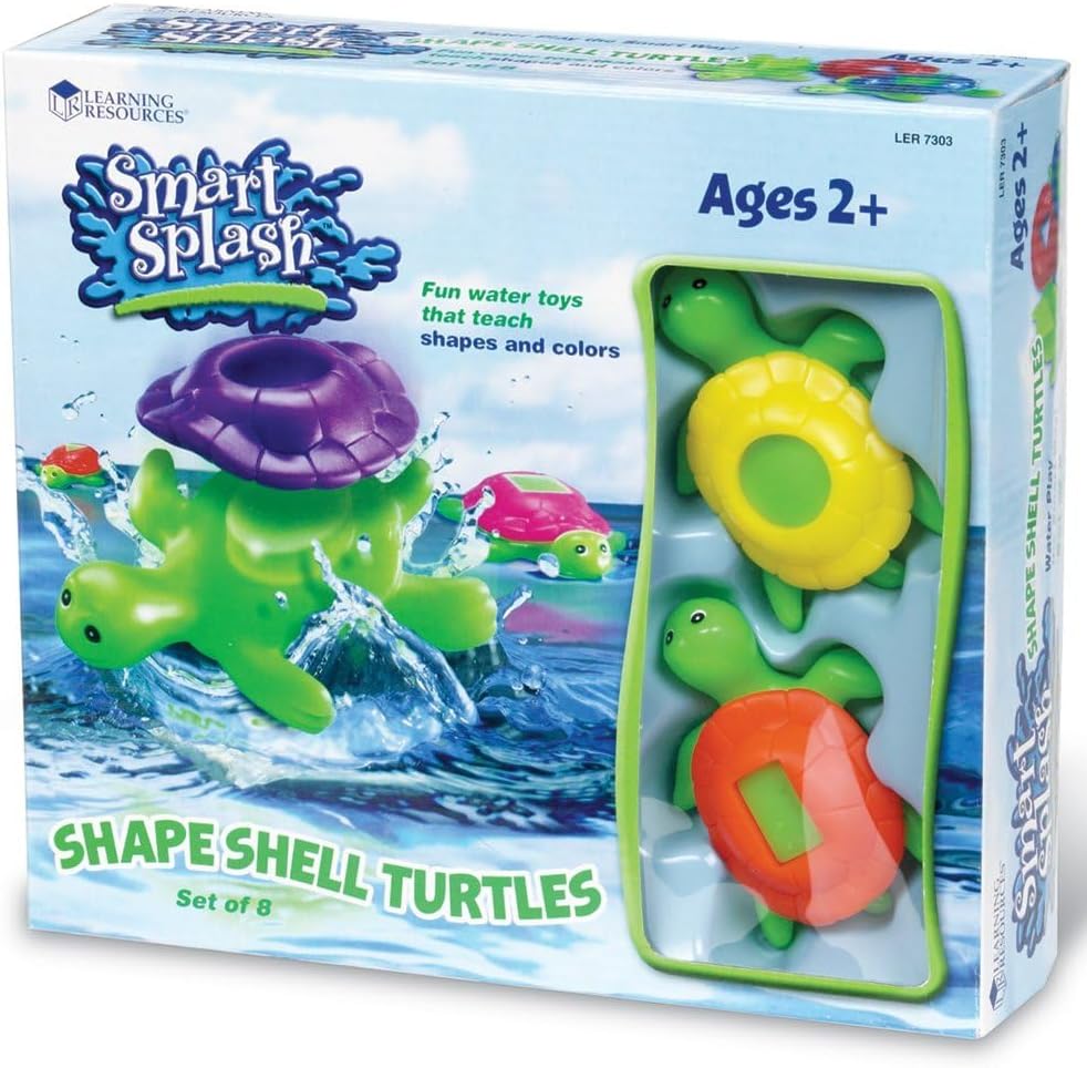 Learning Resources Smart Splash Schildkröten Formen-Steckspiel