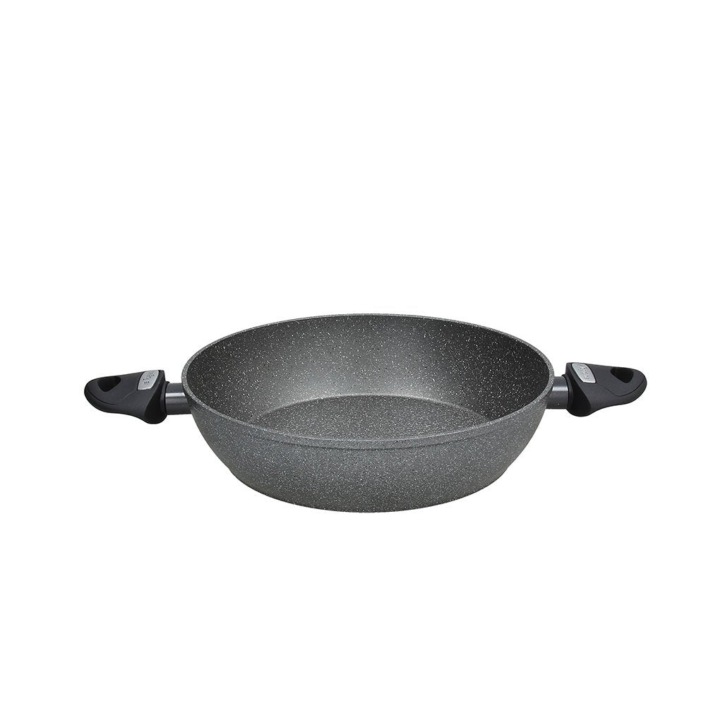 Tognana wi7583tamnf Pfanne 2 Griffe Mythos, Aluminium, Grau Marble