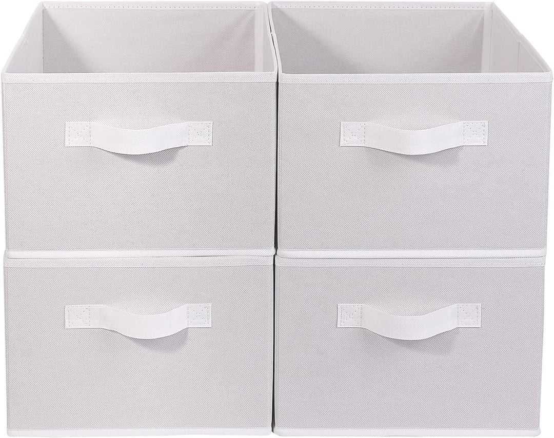 BOMKEE Aufbewahrungsbox Faltbar, Aufbewahrungswürfel Kallax Einsatz Aufbewahrungsboxen für Schlafzim
