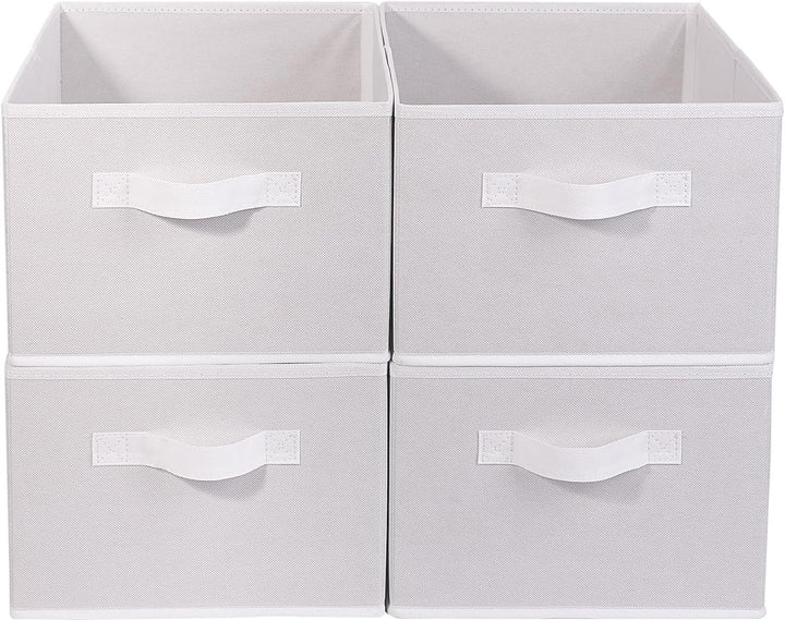 BOMKEE Aufbewahrungsbox Faltbar, Aufbewahrungswürfel Kallax Einsatz Aufbewahrungsboxen für Schlafzim