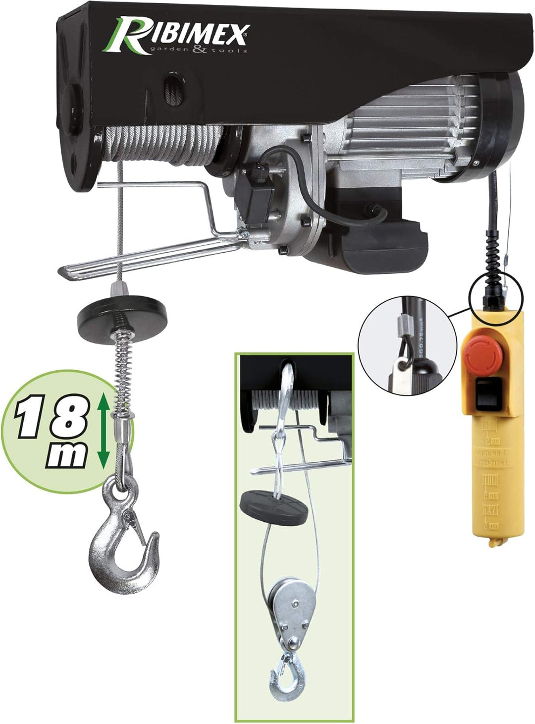 Ribitech PE125/250C Elektrische Werkbank 125/250 kg, 540 W One Size, One Size