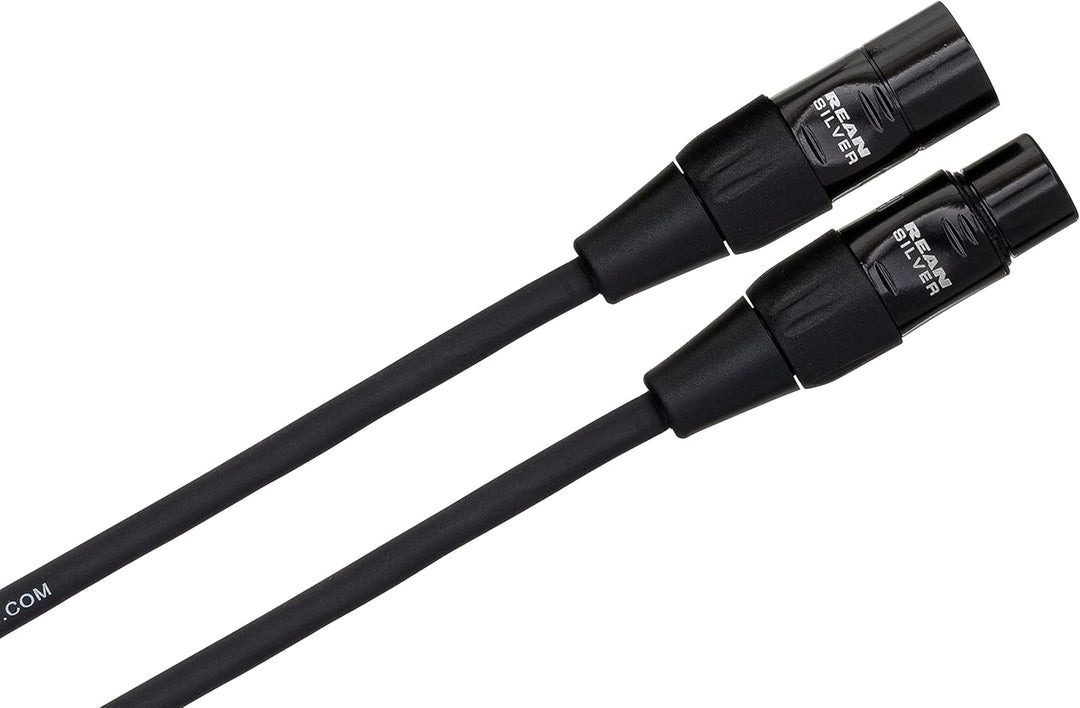 Hosa HMIC-050, Pro Microphone Cable, REAN XLR3F to XLR3M, 50 ft 50 Feet, 50 Feet