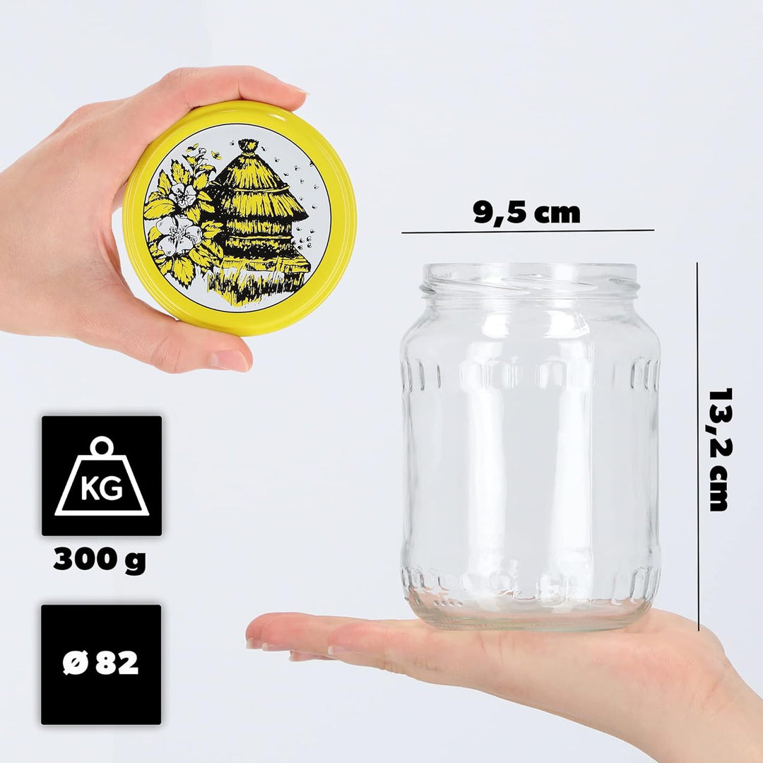 KADAX Einmachgläser, Marmeladengläser 720 ml, Einmachgläser mit Schraubdeckel, Gläser mit Schraubver