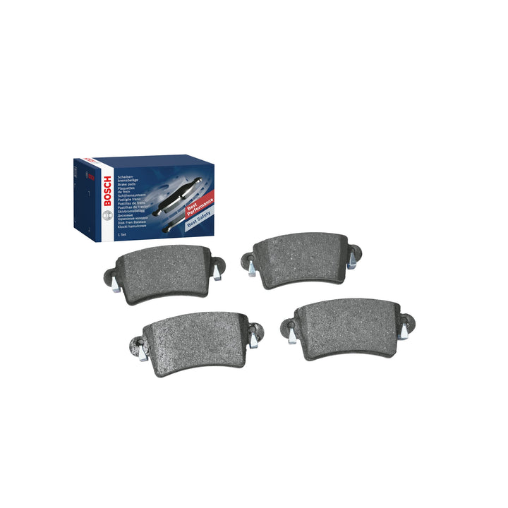 Bosch BP391 Bremsbeläge - Hinterachse - ECE-R90 Zertifizierung - vier Bremsbeläge pro Set