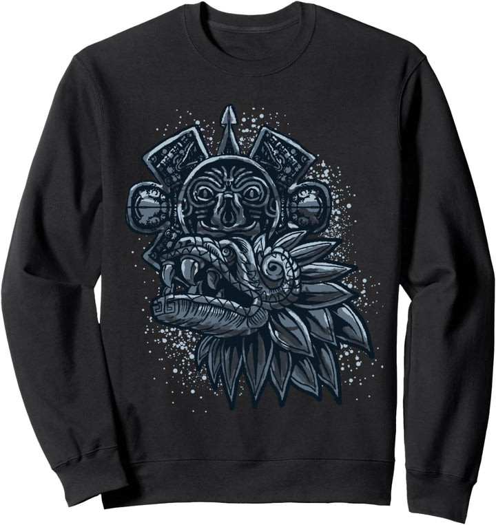 Azteken Quetzalcoatl Schlange Drache Inka Maya Geschenk Sweatshirt