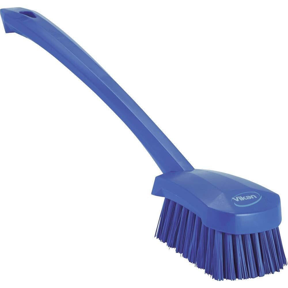 Vikan - Hygiene - Spülbürste - Mit langem Stiel - Harte Borsten - Lila 4186 Violett, 4186 Violett