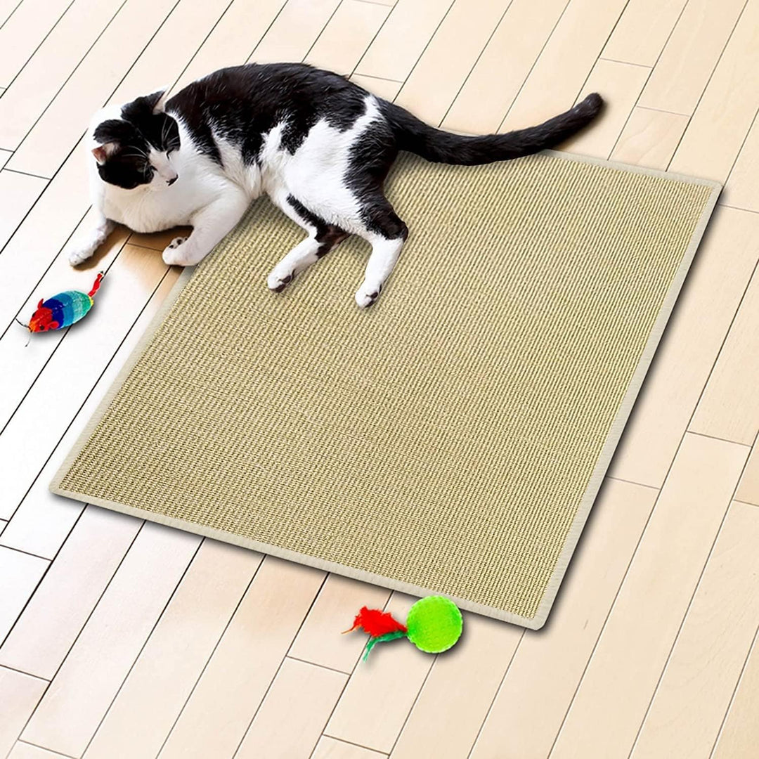 Floordirekt Sisal Fussmatte Teppich Vorleger Kratzteppich Katzenmöbel Kratzmatte Sisalmatte, widerst