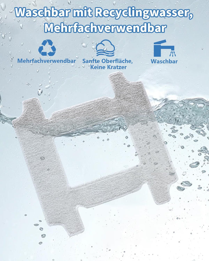 Ersatz-Reinigungstücher für Fensterreinigungsroboter (6er-Pack) – Ultrasaugstark, Einfach zu Montier