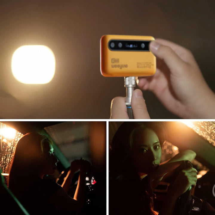 5W RGB Videoleuchte LED für Live Streaming YouTube Tiktok Aufnahmen, 2800K-6800K Dimmbare, APP Fernb