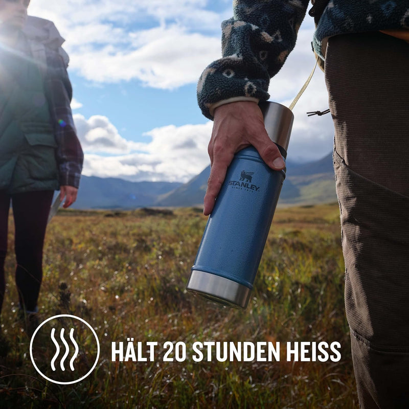 Stanley Classic Legendary Thermoskanne - Thermos Hält 15-48 Stunden Heiss oder Kalt - Edelstahl Ther