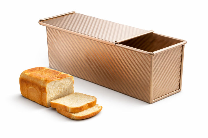 Brotform, 33 x 12,7 cm, aluminisierter Stahl, antihaftbeschichtet, rechteckig, Pullman-Kastenform mi