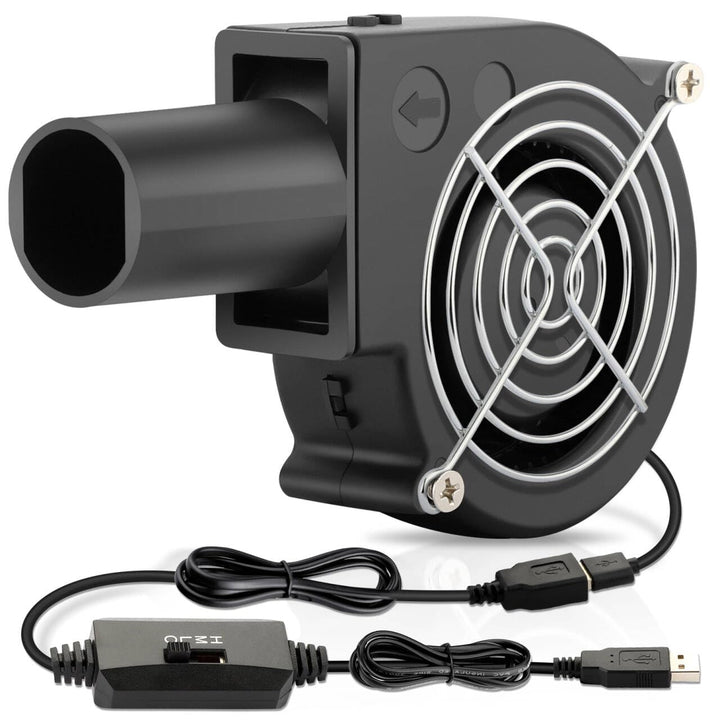 Wathai 97mm x 33mm USB Radiallüfter Gebläse mit Drehzahlregler Regelbarer Turbinen Lüfter, Rohr für