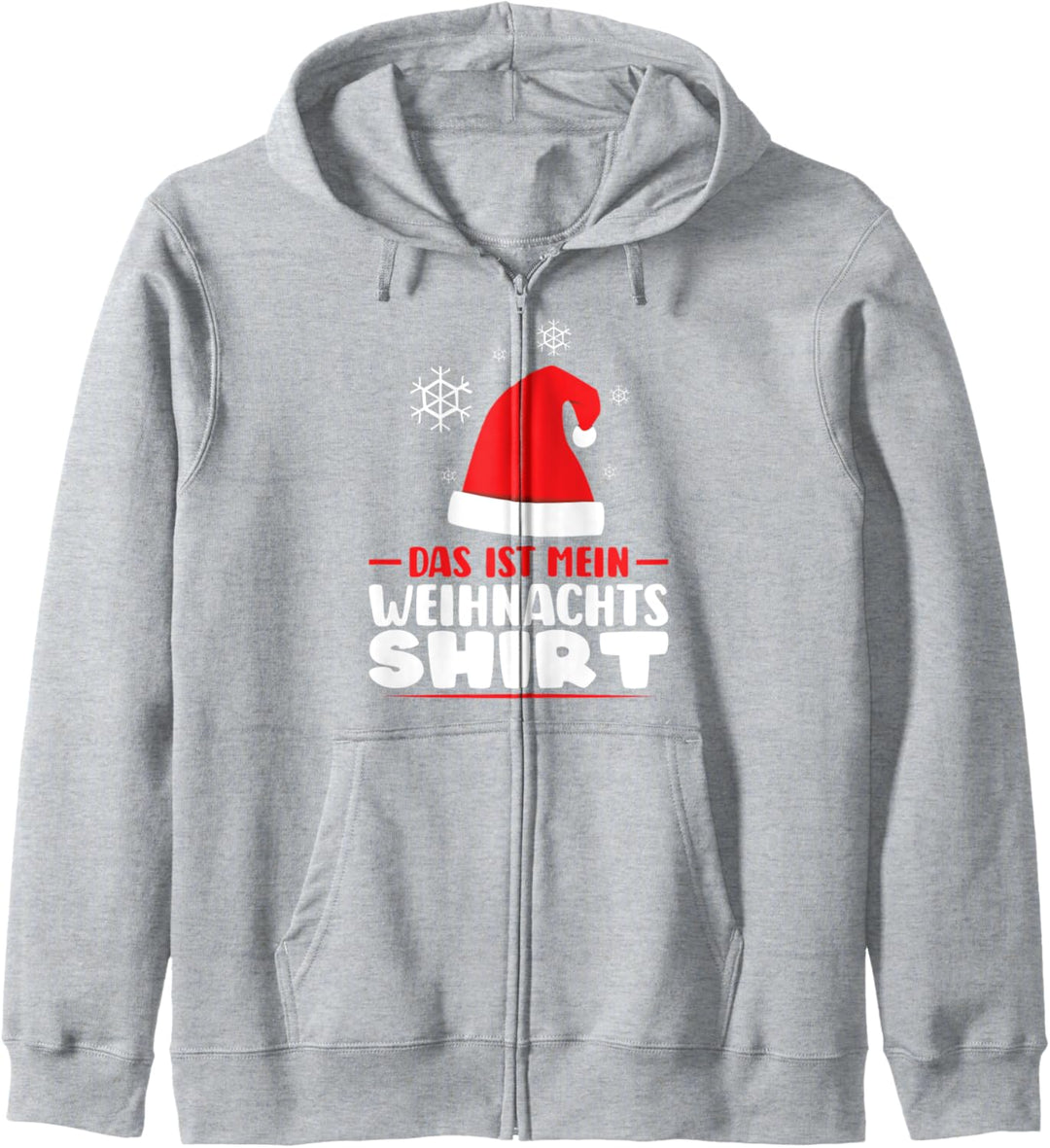 Weihnachten Nikolausmütze Weihnachtsbaum Kapuzenjacke