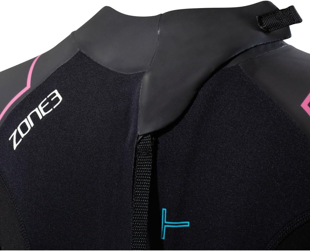 ZONE3 2024 Damen Aspect Breaststroke Back Zip Swim Neoprenanzug WS23WAPT101 - Schwarz/Pink XS, XS