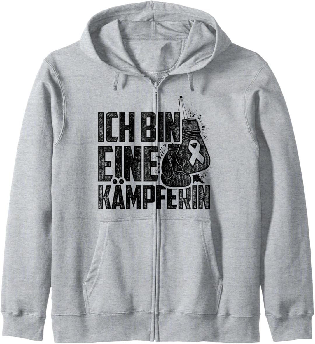 Ich Bin Eine Kämpferin Krebs Besiegt Chemotherapie Tumor Kapuzenjacke