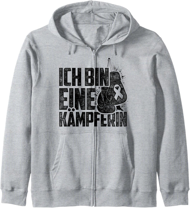 Ich Bin Eine Kämpferin Krebs Besiegt Chemotherapie Tumor Kapuzenjacke