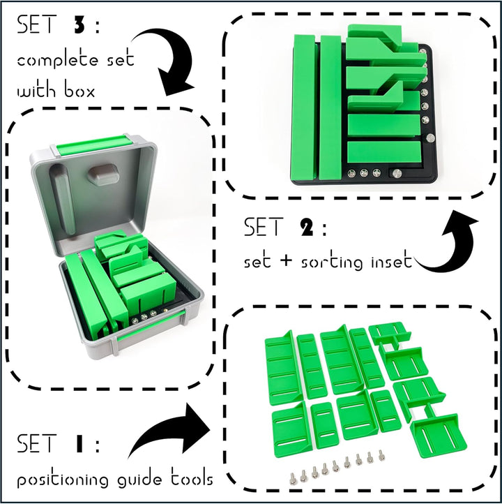 Generisch Positionierhilfe Zubehör für xTool F1, F2 &amp; F1 Lite; F1 Ultra &amp; F2 Ultra | Jig Kit | Organ