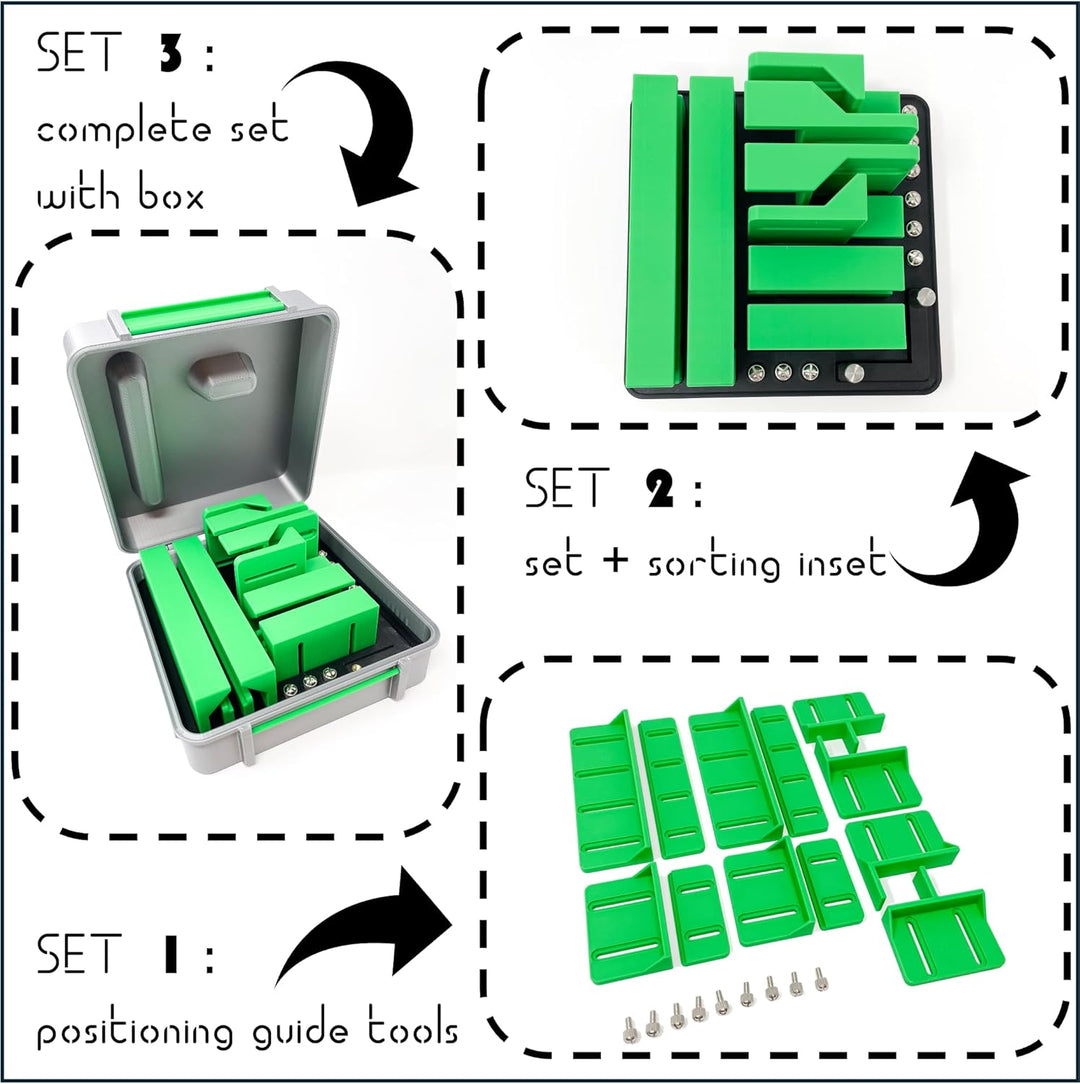 Generisch Positionierhilfe Zubehör für xTool F1, F2 &amp; F1 Lite; F1 Ultra &amp; F2 Ultra | Jig Kit | Organ