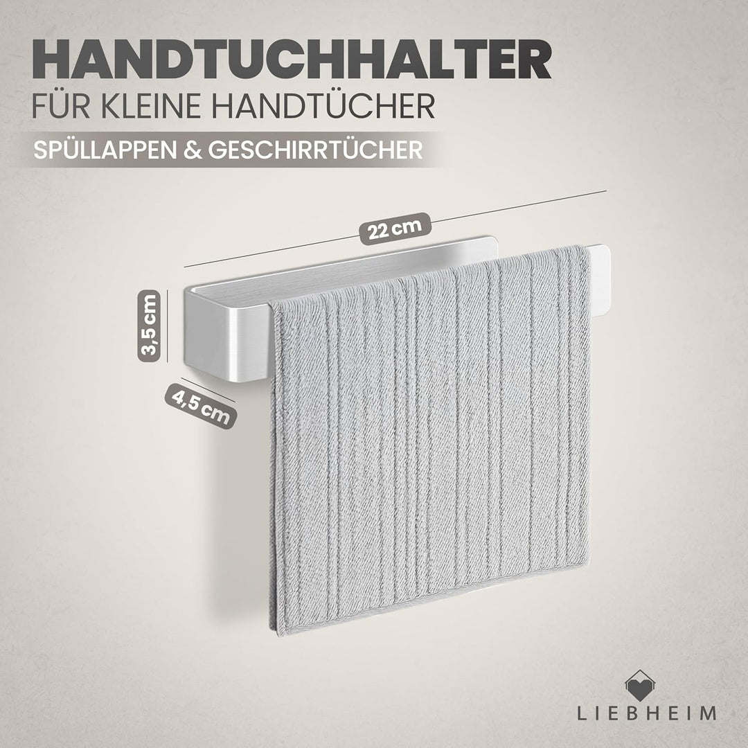 Handtuchhalter Ohne Bohren - Handtuch Halter Wand - Handtuch Aufbewahrung Bad - Handtuchstange Badez